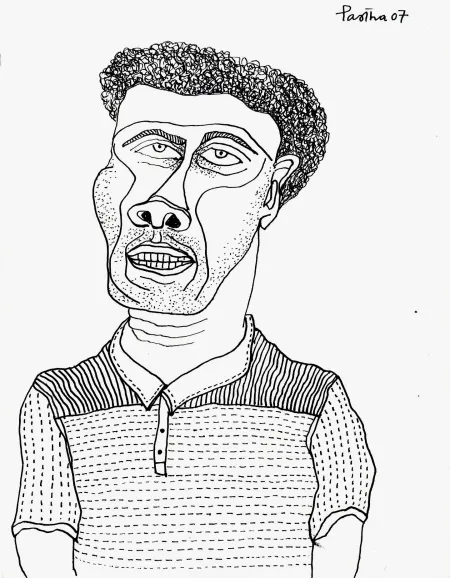 Untitled by Partha Pratim Deb - Ink on Acid free paper