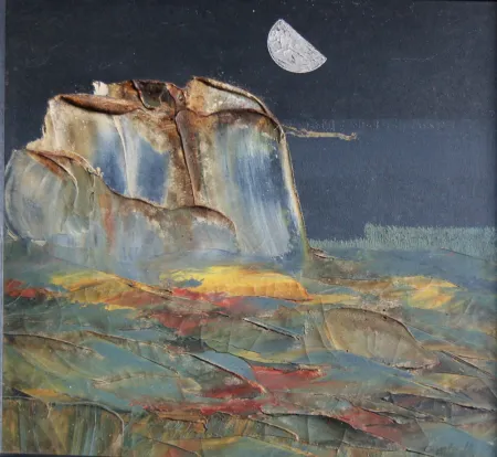 Untitled by J. M. S Mani - Oil on Canvas