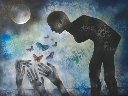 Untitled by Sekhar Roy - Acrylic on Canvas