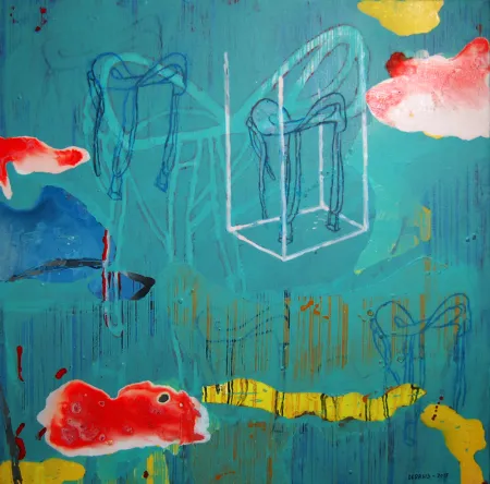 Untitled by Debasis Barui - Acrylic on Canvas