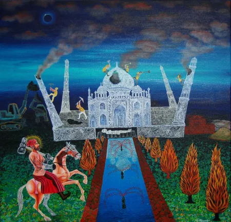 Untitled by Mithun Dasgupta - Acrylic on Canvas