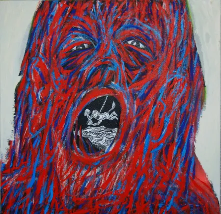 Untitled by Sumantra Mukherjee - Acrylic on Canvas