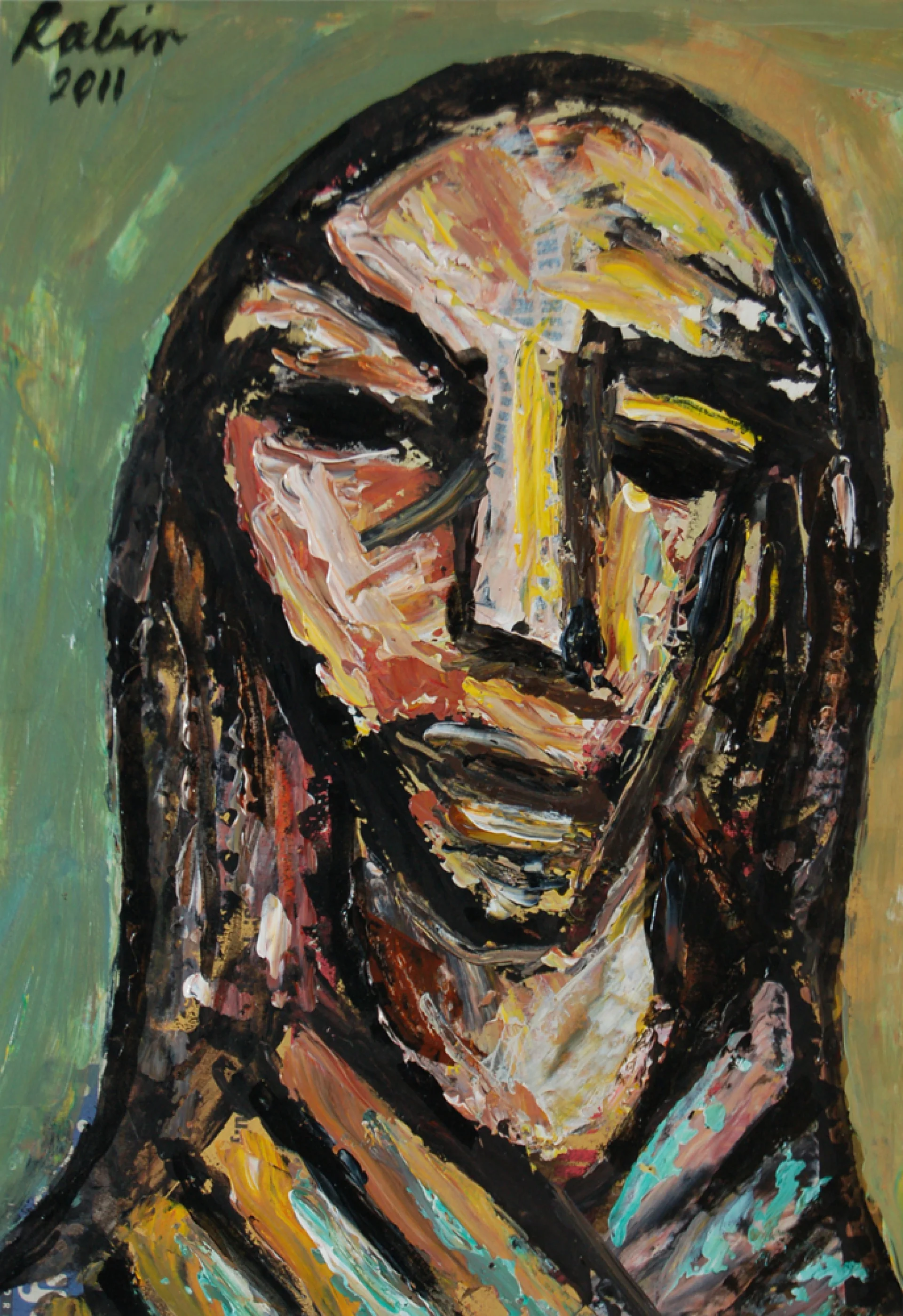 Untitled by Rabin Mondal - Acrylic on board