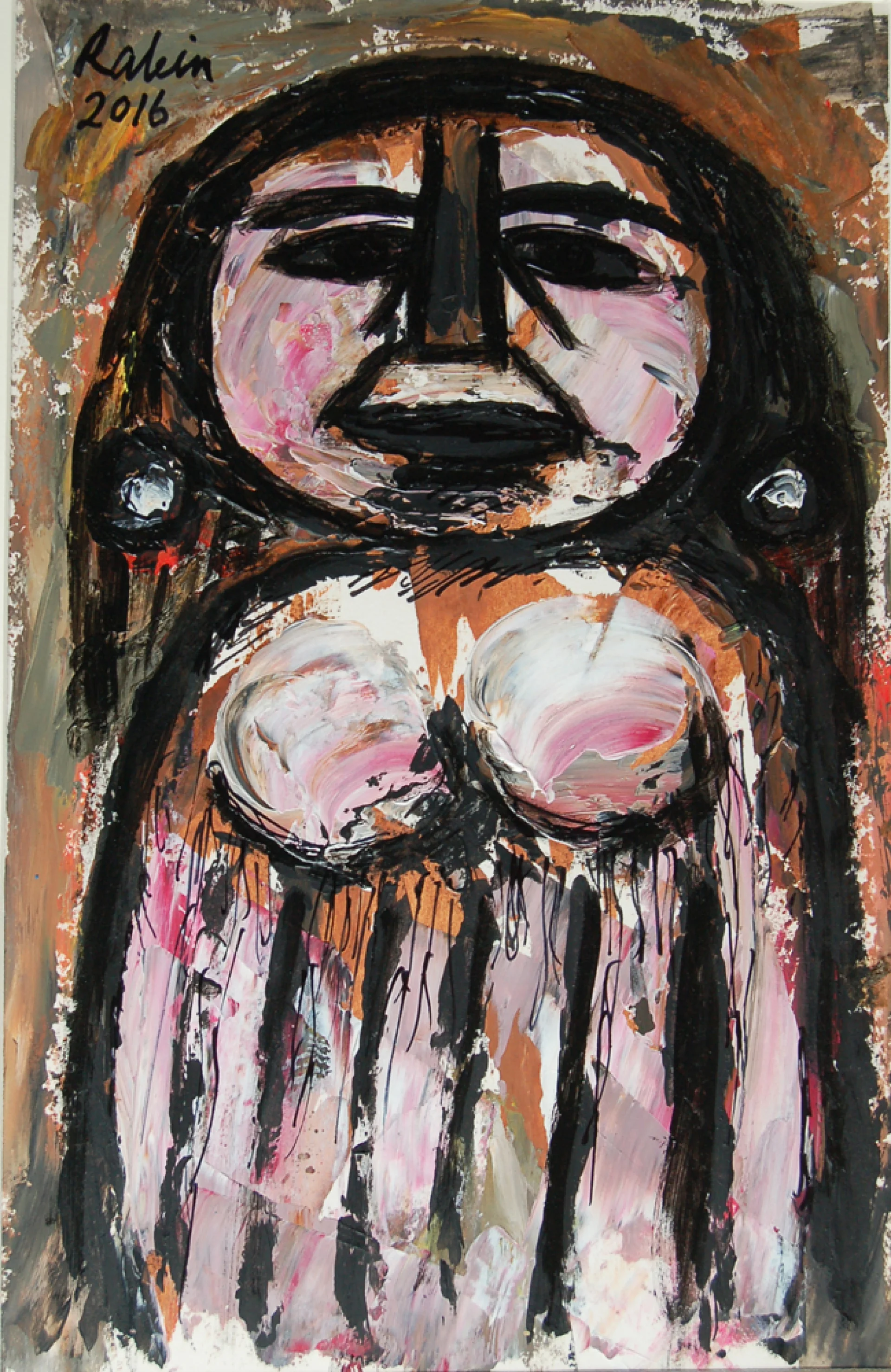 Untitled by Rabin Mondal - Acrylic on board