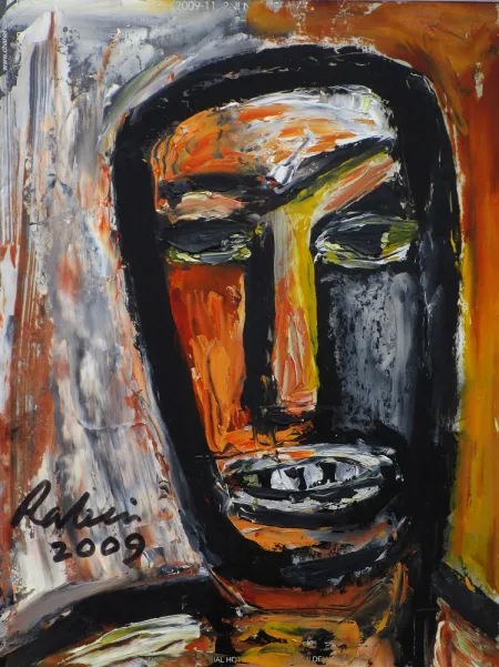 Untitled by Rabin Mondal - Acrylic on board
