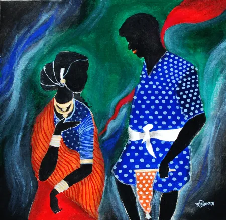 Untitled by Suchibrata Deb - Acrylic on Canvas