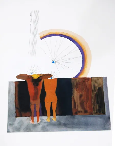 Untitled by Maqbool Fida Husain - Print on Paper