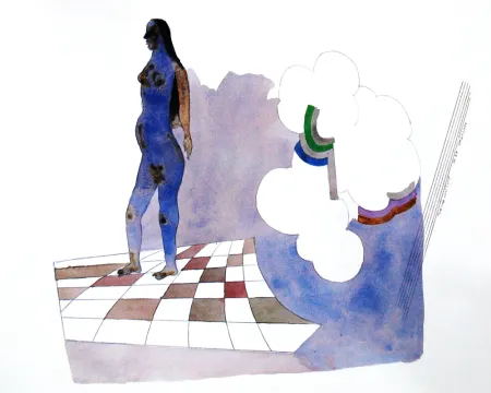Untitled by Maqbool Fida Husain - Print on Paper
