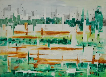Untitled by Arun Kumar Majumdar - Acrylic on Canvas
