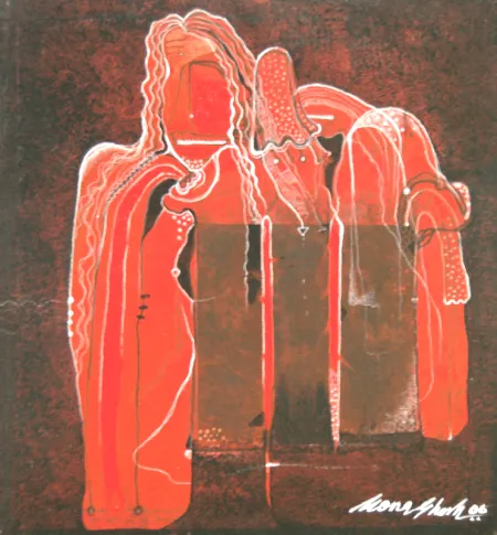 Untitled by Mona Ghosh - Acrylic on Canvas