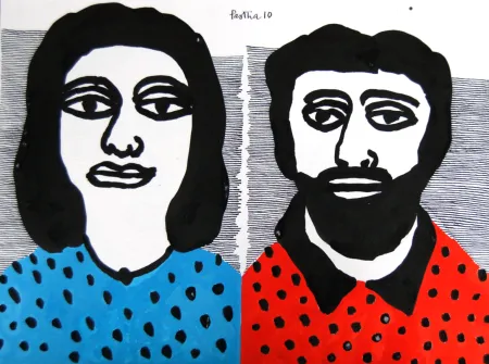 Untitled by Partha Pratim Deb - Mixed Media on Paper