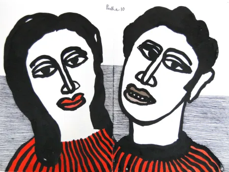 Untitled by Partha Pratim Deb - Mixed Media on Paper