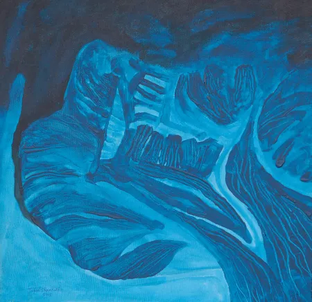 Untitled by Tapas Shankar Basu - Acrylic on Canvas