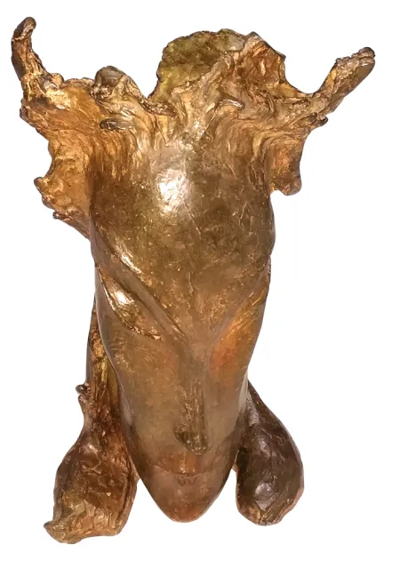 Untitled by Sisir Tikadar - Bronze Sculpture