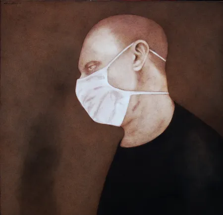 Untitled by Chandra Bhattacharjee - Acrylic on Canvas