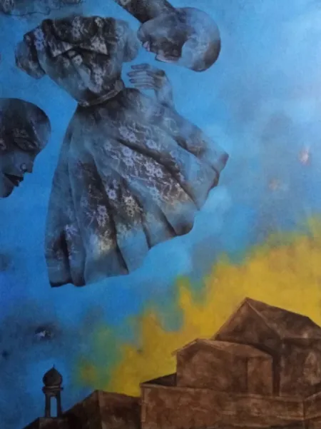 Untitled by Sekhar Roy - Acrylic on Canvas