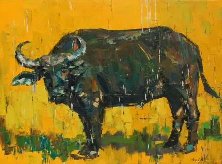 Strong Man by Nguyen Hoai Viet - Oil on Canvas