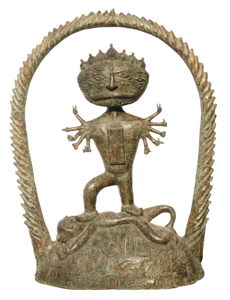 The Survellant Rider I by Subrata Biswas - Bronze Sculpture