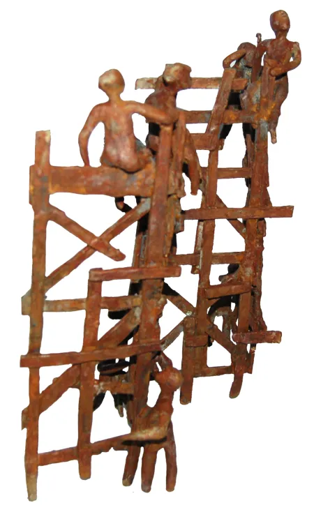 Childhood by Sanjay Kumar Das - Bronze Sculpture