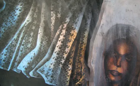 Untitled by Sekhar Roy - Acrylic on Canvas