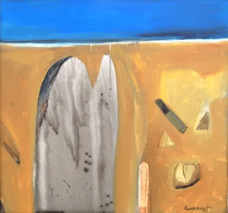 Untitled by Pradip Rakshit - Acrylic on Canvas