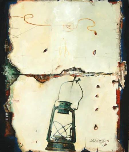 Untitled by Pradip Maitra - Acrylic on Canvas