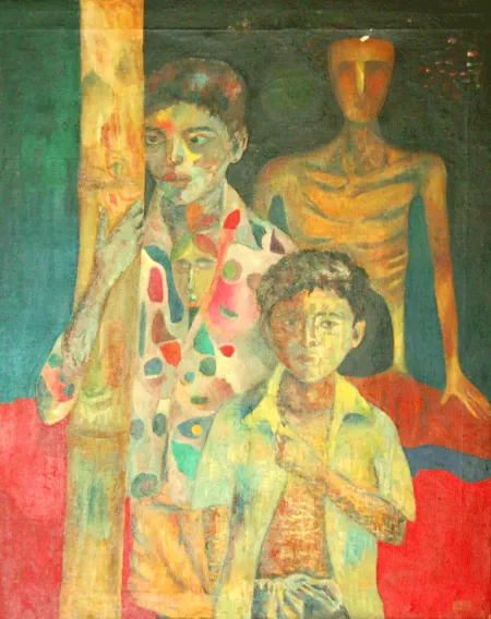 Untitled by Sushanta Ghosh - Oil on Canvas