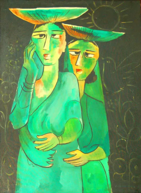 Untitled by Sushanta Ghosh - Oil on Canvas