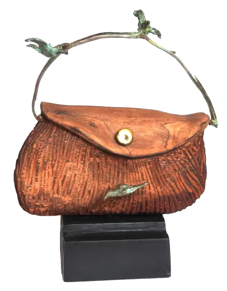 Just For You by Chandan Bhandari - Wood & Metal Sculpture