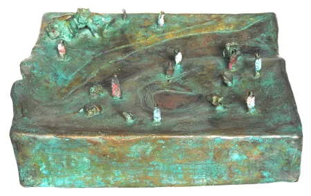 Untitled by Gopinath Roy - Bronze Sculpture