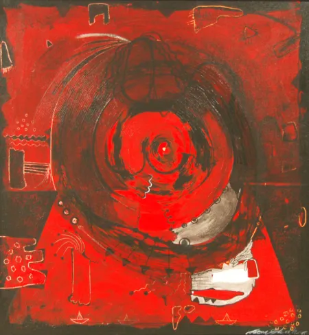 Untitled by Mona Ghosh - Acrylic on Canvas