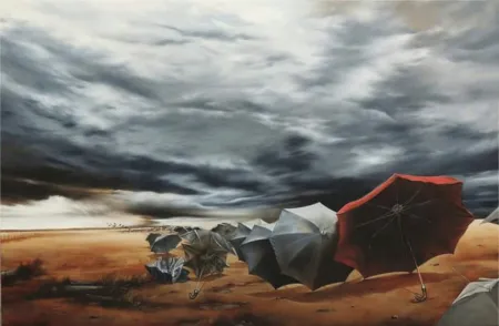 Untitled by Amlan Dutta - Oil on Canvas