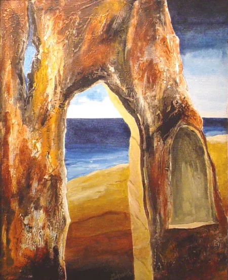 Untitled by Tapan Mitra - Oil Painting