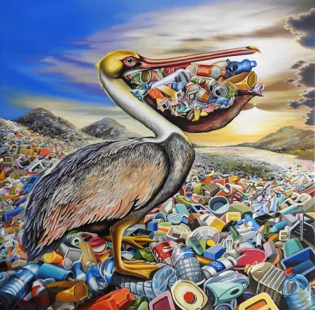 In Memory of Unknown Lives by Sreetama Nandi - Acrylic on Canvas