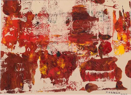 Untitled by Vikram Bachhawat - Acrylic on Paper