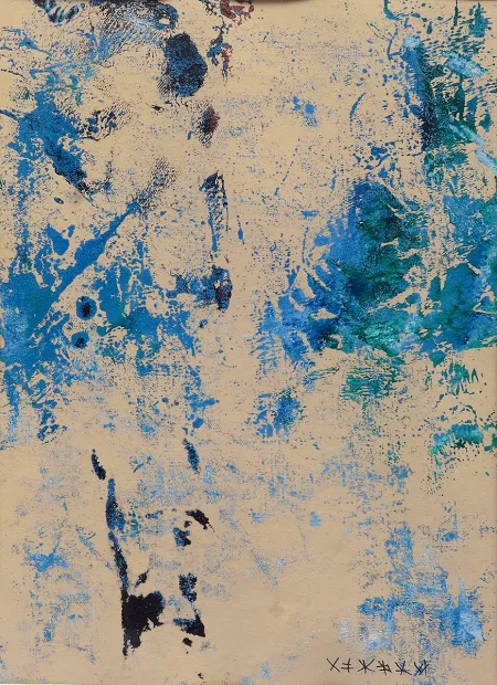 Untitled by Vikram Bachhawat - Acrylic on Paper