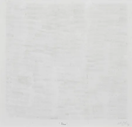 Silence by Akhilesh - Ink on Paper