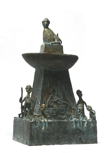 Vigorous Punch by Subrata Biswas - Bronze Sculpture