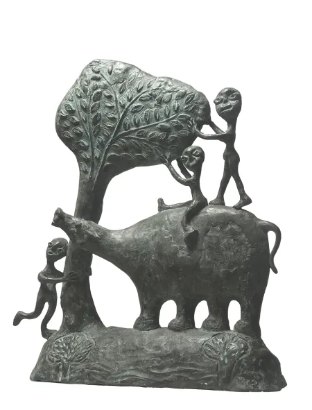 Ode to Mother Nature by Subrata Biswas - Bronze Sculpture