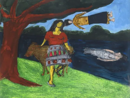Untitled by Subhanil Roy - Mixed Media on Paper