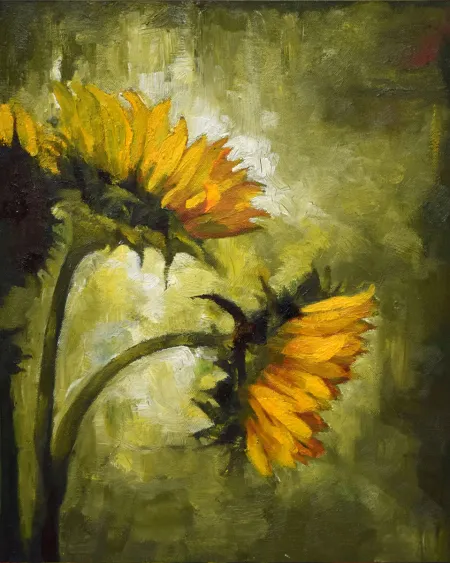 Nature - IV by Priyanka Lahiri - Oil on Canvas