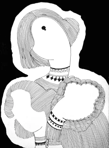Untitled by Biraj Kumar Paul - Drawing on Paper