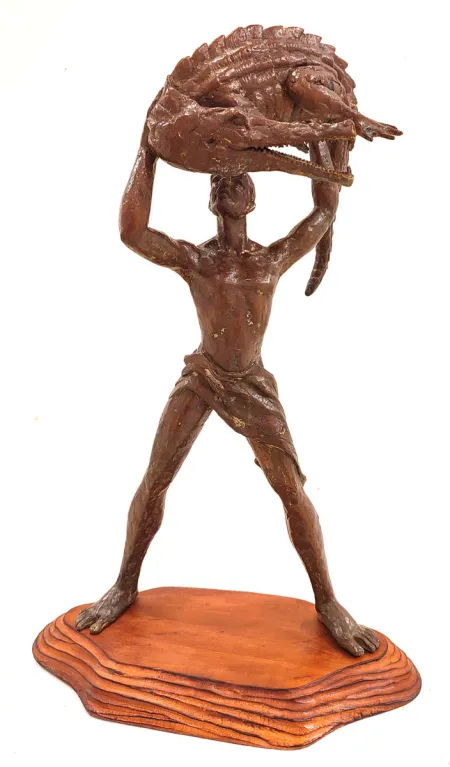 Untitled by Akhil Chandra Das - Bronze Sculpture