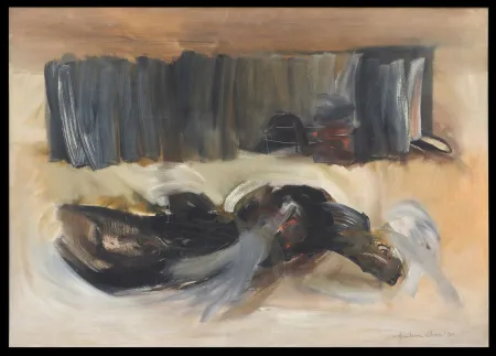 Untitled by Amitava Dhar - Acrylic on Canvas