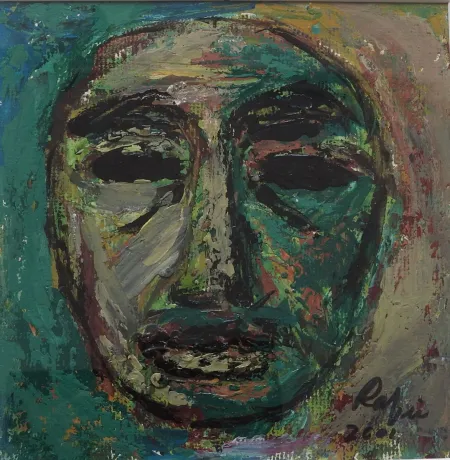 Untitled by Rabin Mondal - Acrylic on board