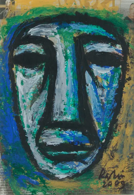 Untitled by Rabin Mondal - Acrylic on board