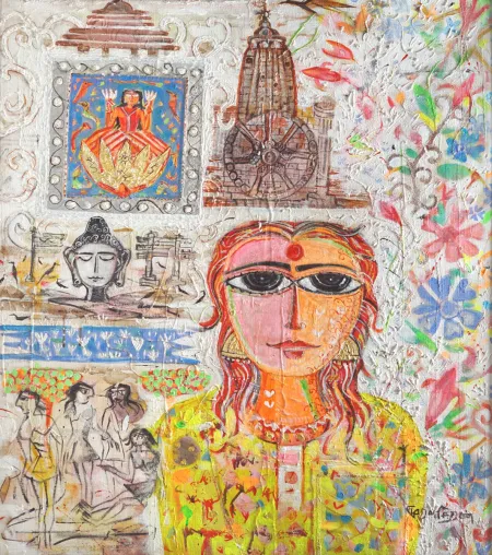 Harmony by K. Muralidharan - Mixed Media on Canvas