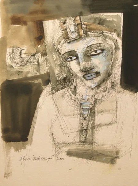 Untitled by Dipali Bhattacharya - Mixed Media on Paper