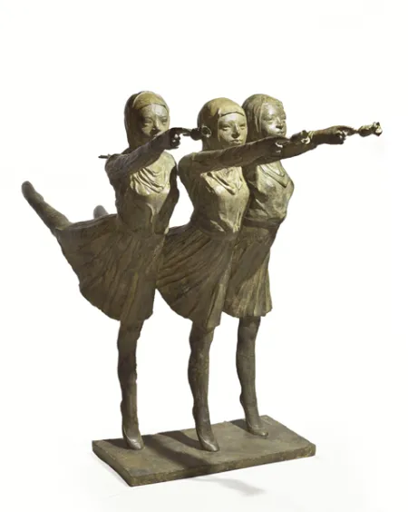Billie Dancing by Tapas Biswas - Bronze Sculpture
