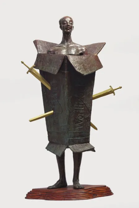 World Cool by Akhil Chandra Das - Bronze Sculpture